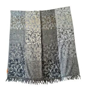 Moksha Floral/Paisley Wool Scarf